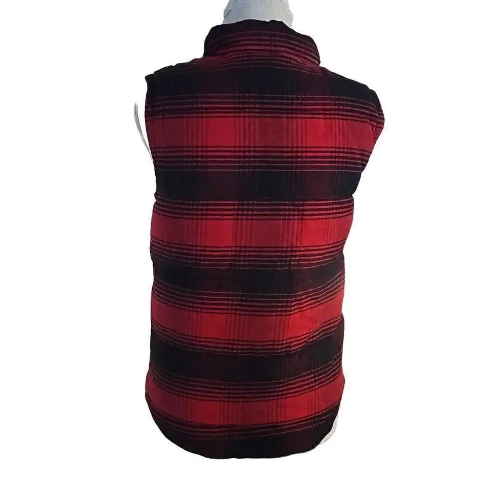 Gymboree Winter plaid Vest Coat, Jacket.